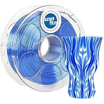 Silk Ocean azul 1,75mm 1kg Azurefilm filamento 3D Azurefilm (FL171-5020)