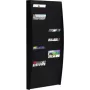 Quadro de organização de parede Paperflow V 50F A4V2X25.01 para documentos A4, preto