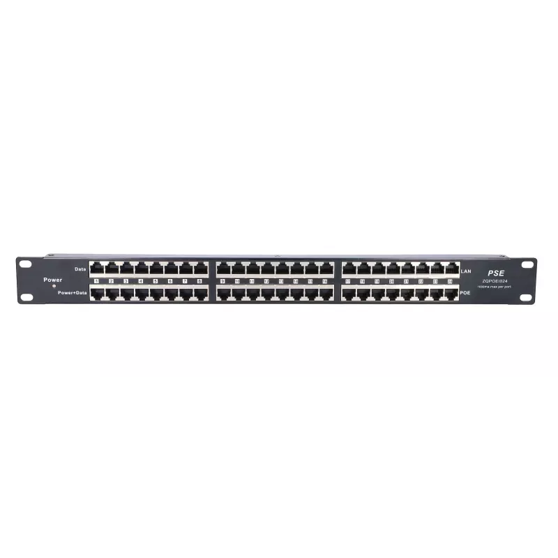 Injetor PoE Extralink 24 portas 24x 100Mb/s RJ45, Rackmount