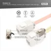 Digitus Módulo Keystone Cat.6A blindado com gestor de cabos inteligente, 12 pcs., prateado