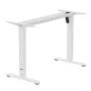 Secretária com ajuste elétrico de altura ergo office ER-400 W — altura máx. 1160 mm, carga máx. 80 kg