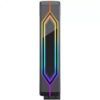 Conjunto de ventoinhas para caixa ARGB de 120 mm Jonsbo ZL-120BR pack de 3 com iluminação reversível