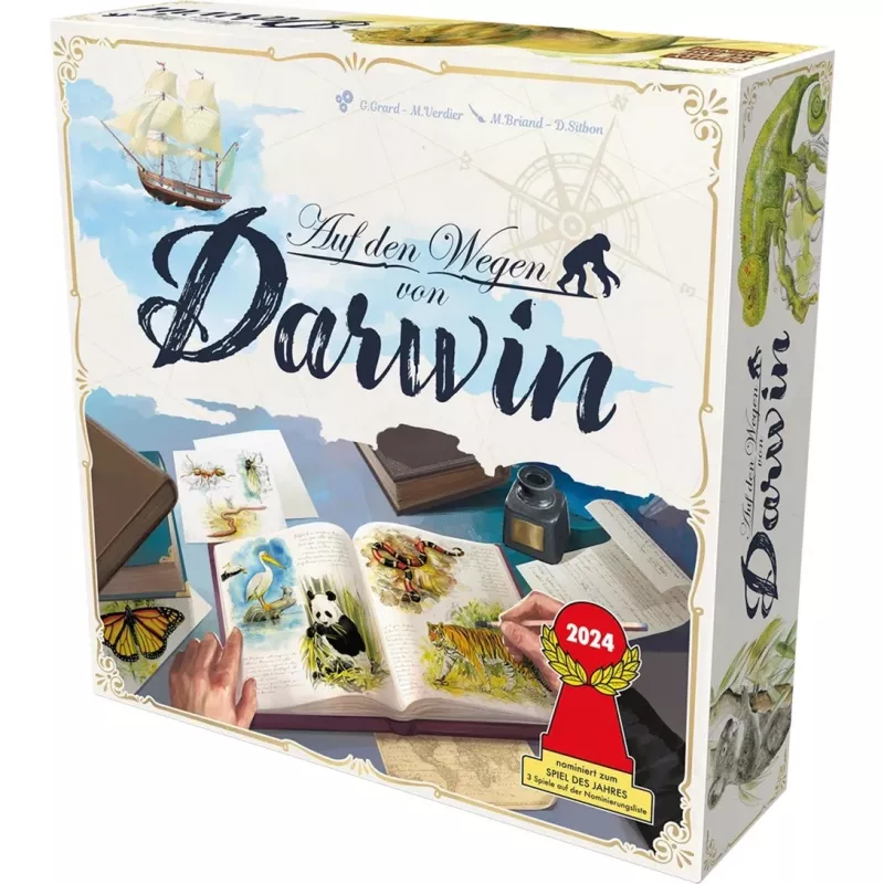Nos Passos de Darwin, jogo de tabuleiro