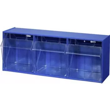 Caixa de armazenamento allit VarioPlus ProFlip 3 L x A P 600 240 – sistema modular de armazenamento de plástico