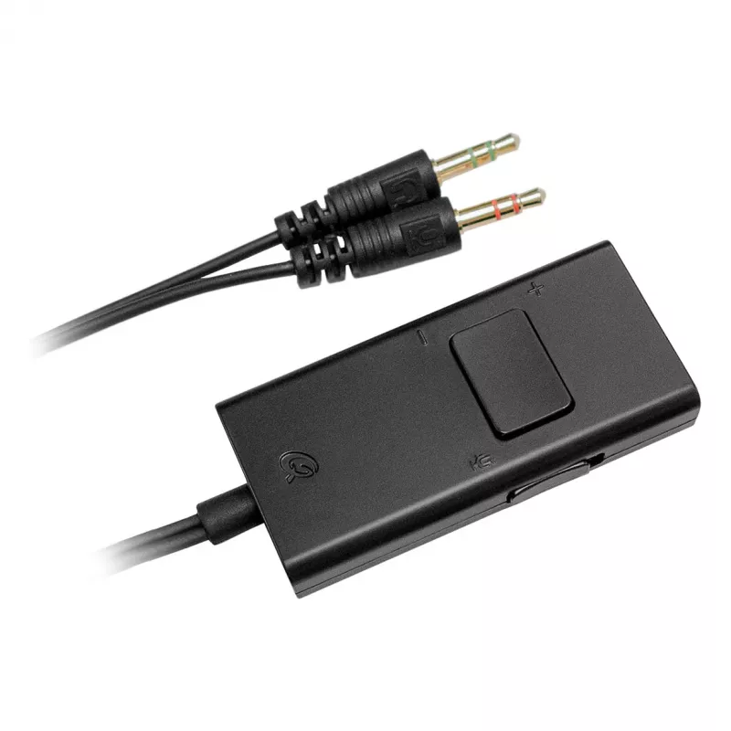 Headset QPAD QH-91 com fios, arco de cabeça, circum-aural, 15–25000 Hz, cabo de 2 m, preto
