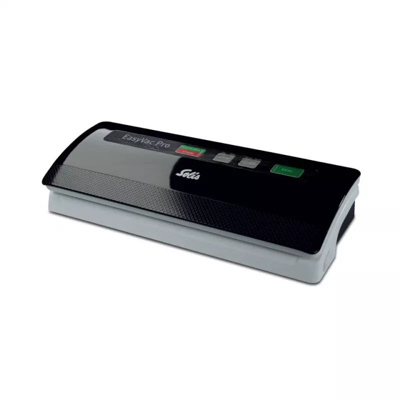 Máquina de vácuo Solis EasyVac Pro preta, branca