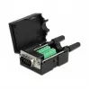 Conector de cabos DeLOCK 66232 Sub-D 9 régua de terminais de 10 polos preto