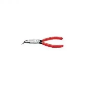 Alicate de ponta chata Knipex compr. 160 mm chato/redondo 40° vareta roscada cobertura de cabeça esférica