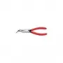 Alicate de ponta chata Knipex compr. 160 mm chato/redondo 40° vareta roscada cobertura de cabeça esférica