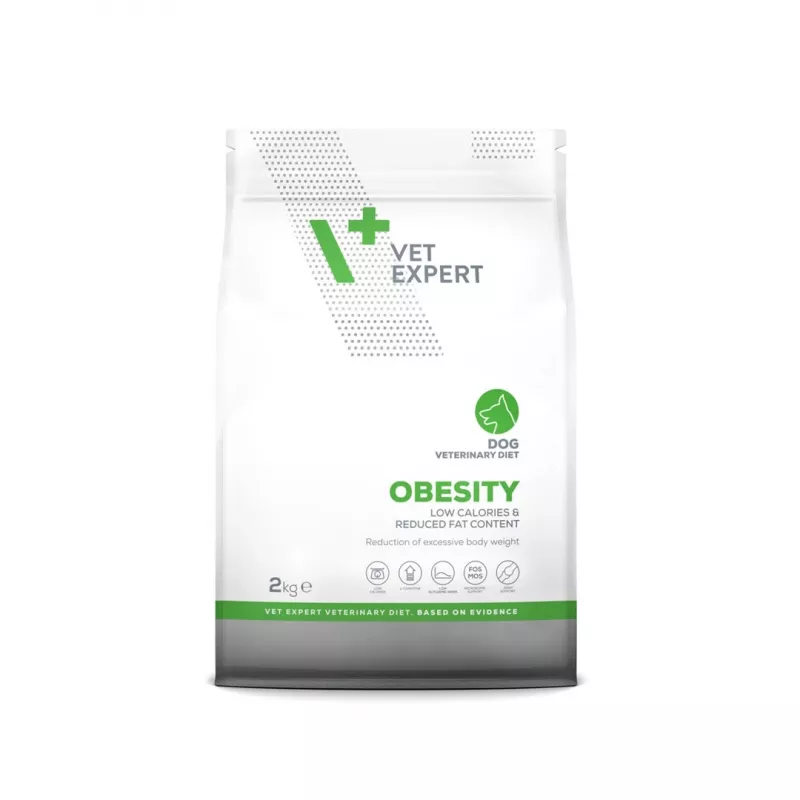 VETEXPERT Veterinary Diet Obesity Dog ração seca para cães, 2 kg