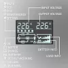 Qoltec 52284 UPS fonte de alimentação ininterrupta | 10kVA | 10000W | fator de potência 1,0 | LCD | EPO | USB | online