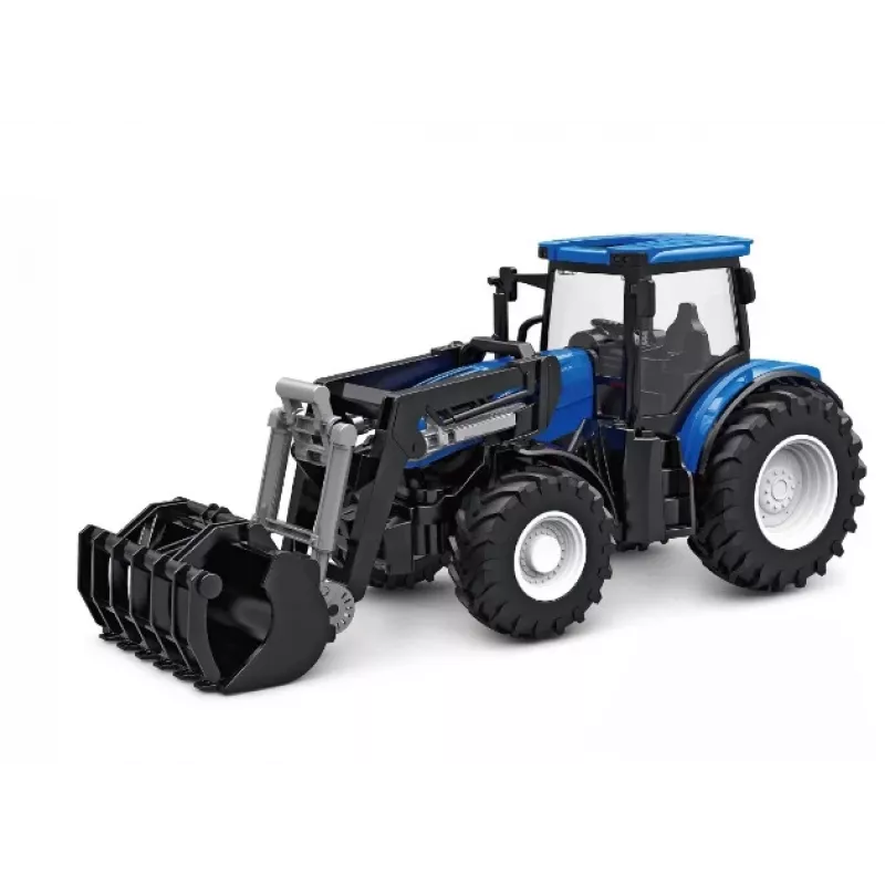 Amewi trator de brincar com pá carregadora motor elétrico 1:24