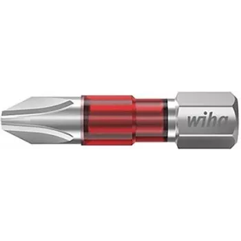 Bit de chave de fendas wiha PH2 x 29 mm, ponta Phillips, 29 mm de comprimento