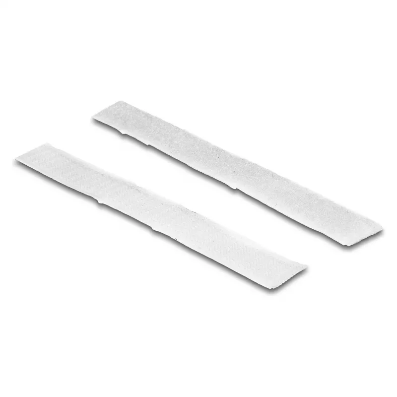 DeLOCK fita de velcro autoadesiva C 1 m x L 20 mm branca