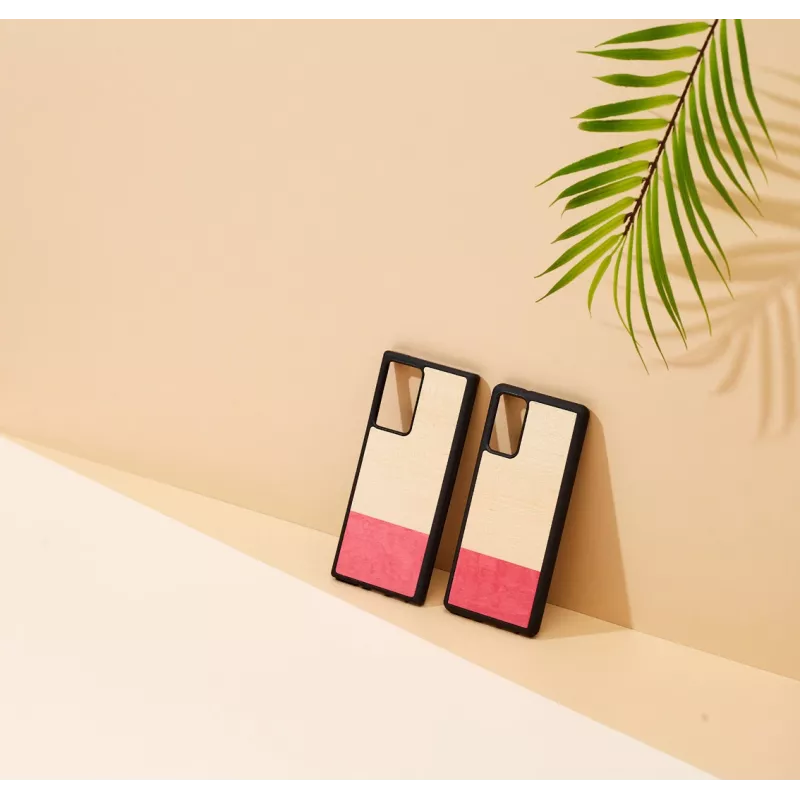Capa protetora Man and Wood para Samsung Galaxy Note 20 Ultra — miss match preta