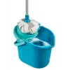 LEIFHEIT 52106 Esfregona de algodão, fibra, húmido e seco, azul, branco