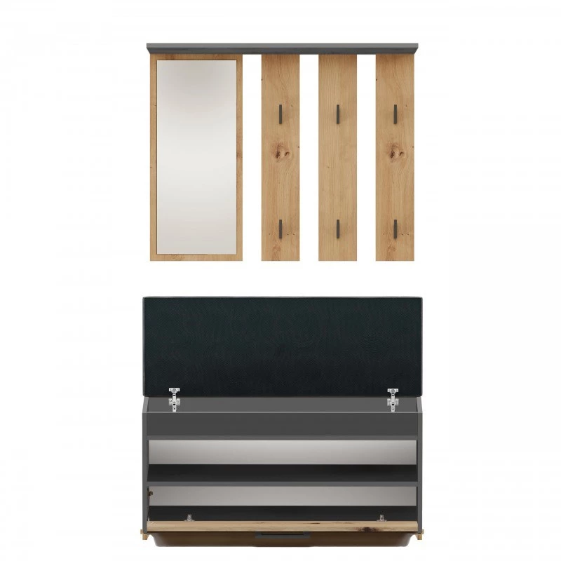 Topeshop GAR PARMA ANT/ART armário de entrada