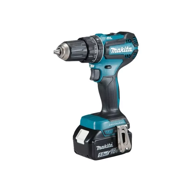 Berbequim Makita DHP485RTJ 28500 U/min sem chave 1,5 kg Preto, Azul