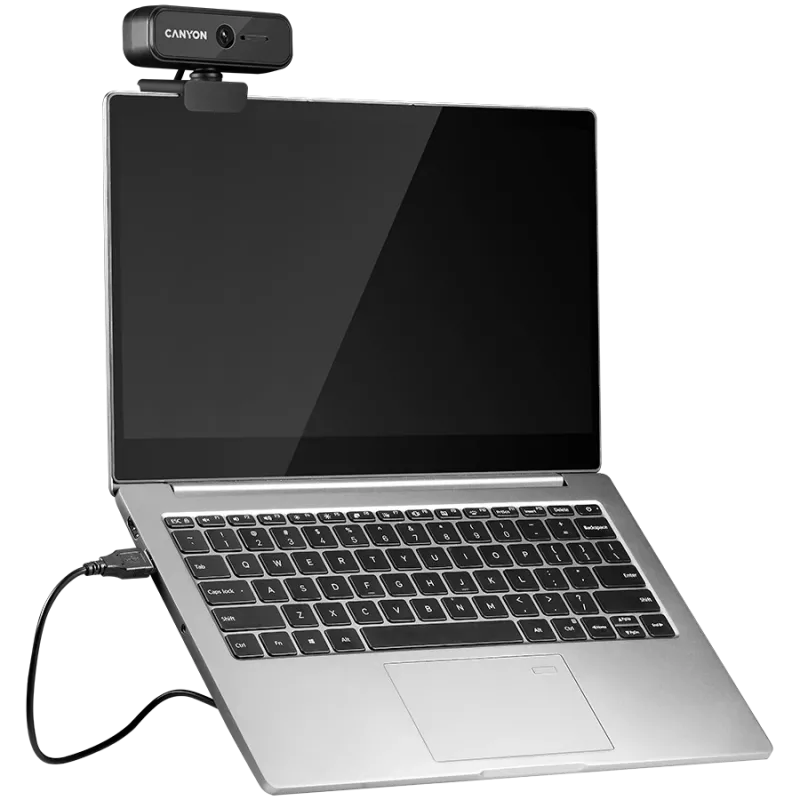 Webcam Canyon C2N 1080P Full-HD 2.0 megapixels com foco fixo, USB 2.0