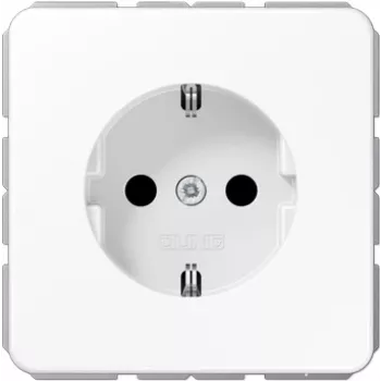 Tomada Schuko JUNG CD 1520 KI WW Tipo F Branco