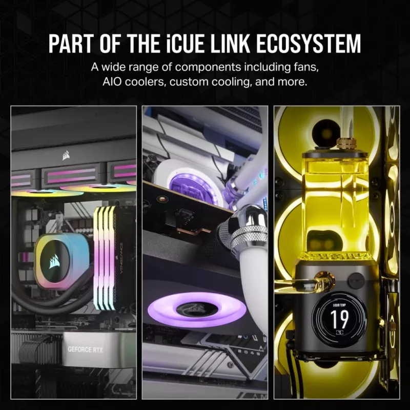 Ventoinha Corsair iCUE LINK RX120 RGB