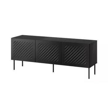 Móvel RTV SIENA 150.5x40x60 preto mate
