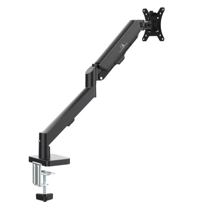 Suporte de monitor Maclean, mola a gás, 17-32, 2-10kg, preto, MC-133