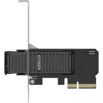 ICY DOCK MB305M4P-B gaveta amovível M.2 NVMe SSD para placa adaptadora PCIe 4.0 x4