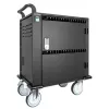 Carrinho de carregamento/trolley Manhattan 32 vias via USB-C para iPad até 13 polegadas, MacBook Air até 13 polegadas e Chromebook até 14 polegadas, também outros tablets/smartphones (com cabo dispositivo-para-USB-C), compartimentos 330x22x235 mm, cabo de carregamento do dispositivo não incluído (recomendado cabo USB-C 35