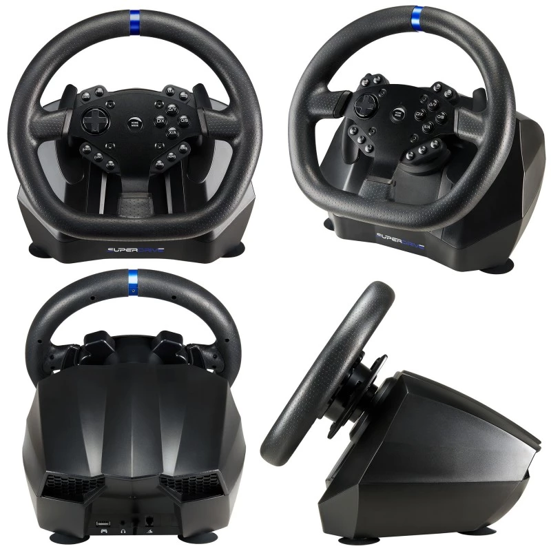 Volante + pedais Subsonic SA5640-NG preto PC PlayStation 4 Xbox One