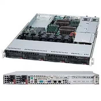Super Micro Supermicro SC815 TQC-R706WB2 - Rack - montável em rack - 1U - ATX estendido - SATA/SAS - Hot-Swap 750 Watt - preto (CSE-815TQC-R706WB2)