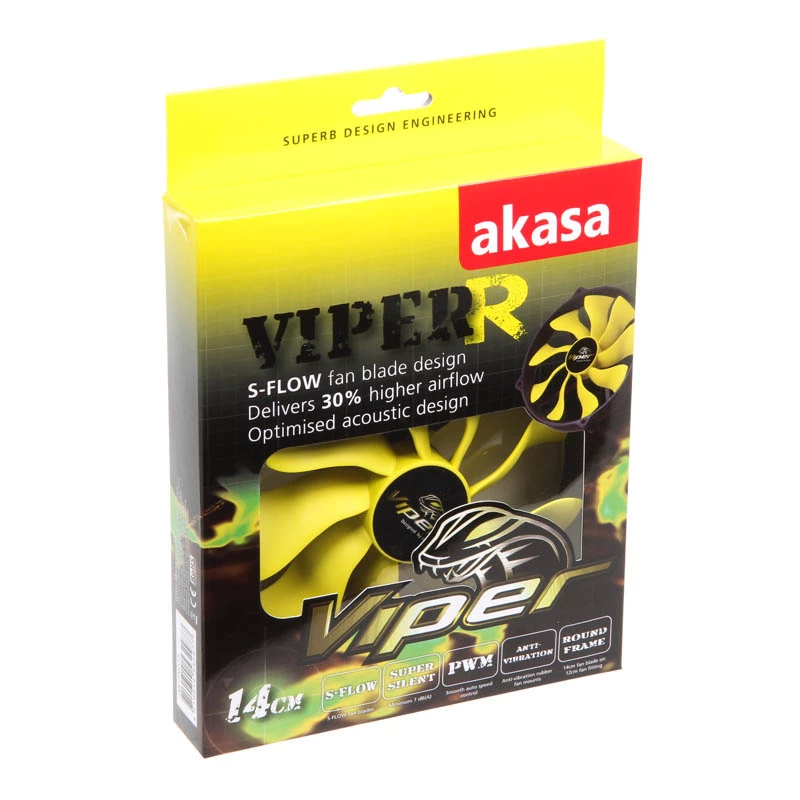 Ventoinha Akasa Viper R 14cm