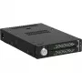 ICY DOCK - ToughArmor - MB834MK-B V2 - 2x M.2 NVMe para 1x baía de 3,5 polegadas moldura removível fecho de chave metálico SlimSAS 4i preto