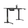 Secretária GameMax D140-CARBON — Secretária gaming/escritório, peso líquido 20,5 kg, dimensões brutas 125×795×682 mm
