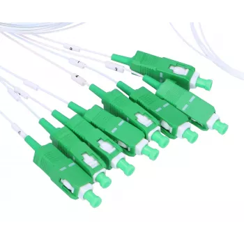 Splitter Extralink 1:8 PLC SC/APC, 900um, 1m