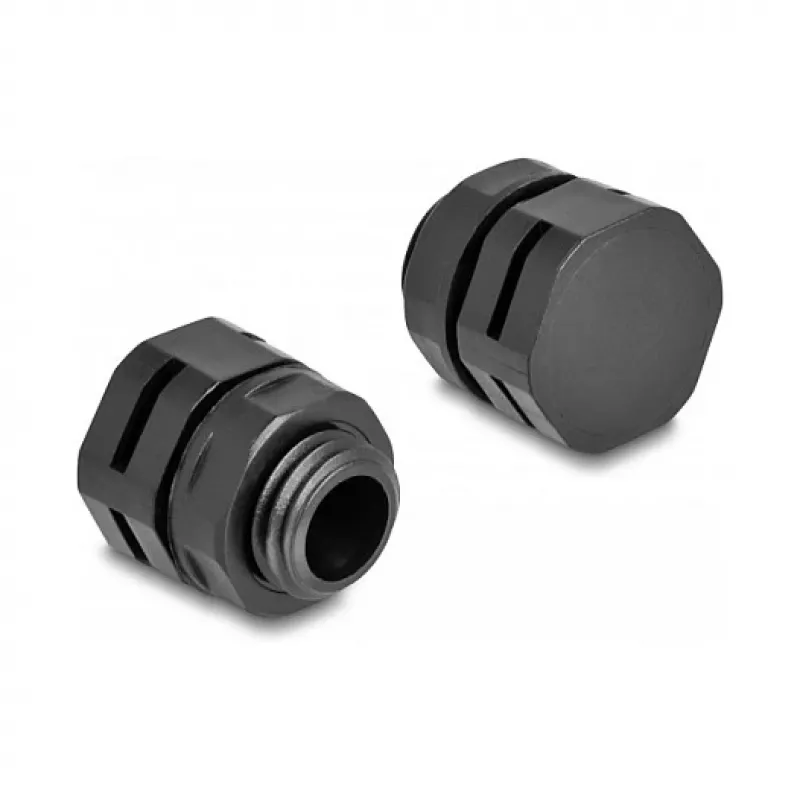 Tampão de ventilação DeLOCK M12 preto 2 unid. poliamida