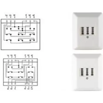 Tomada ShiverPeaks BS74050W branco