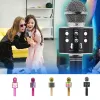 Microfone MANTA MIC10-G dourado cardioide portátil — condensador cardioide, design de mão