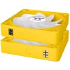 Ventoinhas de caixa Thermaltake CT120 EX Reverse ARGB 120mm pack de 3 amarelo