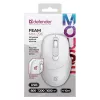 Defender Feam MM-296 52297 rato sem fios, clique silencioso, ótico, 1600 DPI, USB, branco