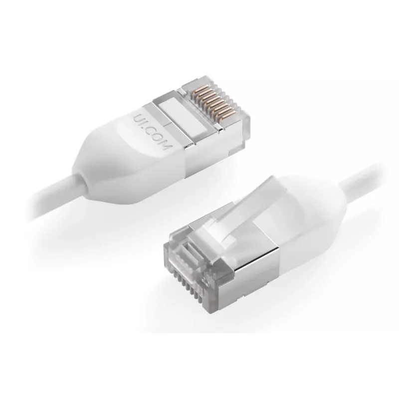 Cabo de rede Ubiquiti UACC-Cable-Patch-Outdoor-C6A-1M-W RJ-45 Cat6a 1 m branco
