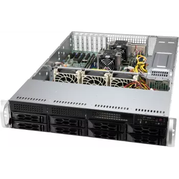 Supermicro CSE-LA25TQC-R609LP caixa de computador rack preto 600 W