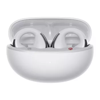 Auscultadores QCY Crossky Clip C30S sem fios com clipe, branco