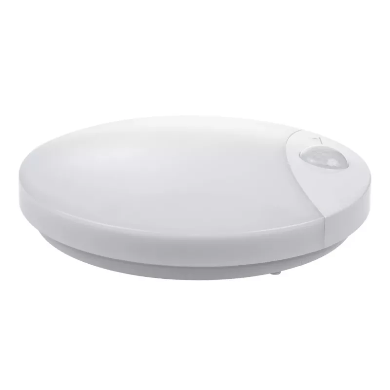 Lâmpada LED de parede MACLEAN MCE357W com sensor de movimento IR, branca, para exterior e interior