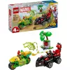 LEGO MARVEL 11198 Caça ao veículo dinossauro Spin e Electro