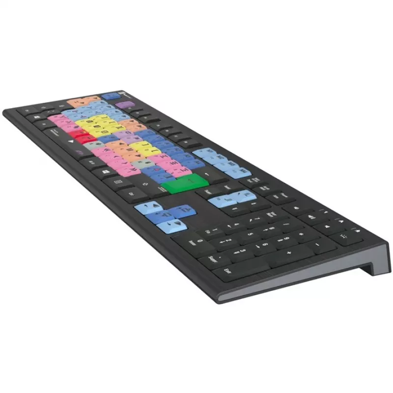 Teclado Logickeyboard LKB-MCOM4-A2PC-FR USB AZERTY francês preto (LKB-MCOM4-A2PC-FR)