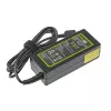 Fonte de alimentação Green Cell AD38AP 65W para portáteis Lenovo, 20V 3,25A, cabo de 1,2 m, preto