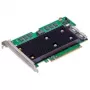 Broadcom MegaRAID 9670-24i - controlador de armazenamento (RAID) - 24 portas/canal - SATA 6Gb/s / SAS 24Gb/s / PCIe 4.0 (NVMe) - RAID 0, 1, 10, 5, 50, 6, 60 - PCIe 4.0 x8 (05-50123-00)