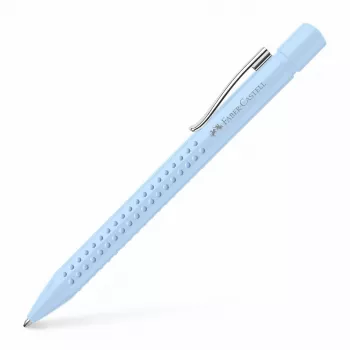 Esferográfica clip-on retrátil Faber-Castell 243916 azul-claro extra larga