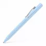 Esferográfica clip-on retrátil Faber-Castell 243916 azul-claro extra larga